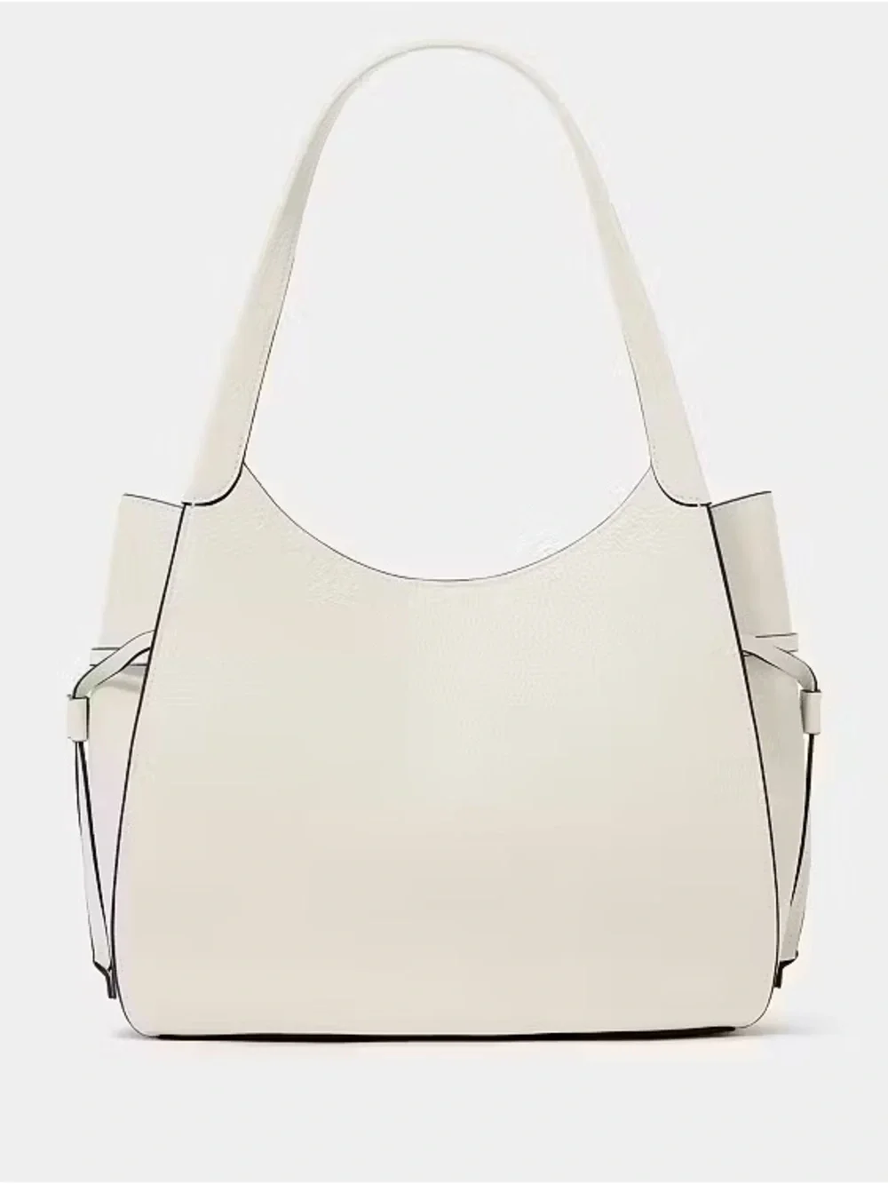 ♠️Kate Spade Stash Pebbled Leather Carryall Shoulder Bag, Light Cream NEW NWT